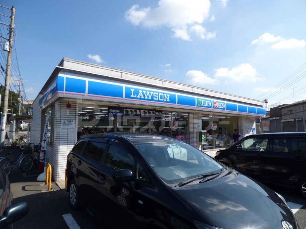 コンビニ　ローソン 稲毛作草部店（コンビニ）まで350m