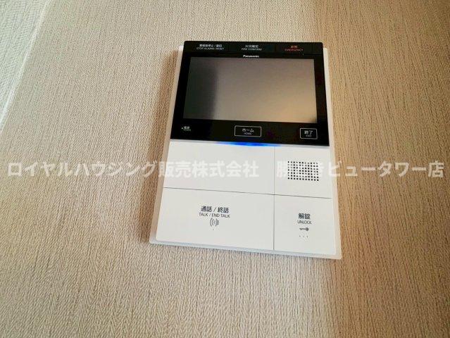 セキュリティ　TVモニター付きで安心です