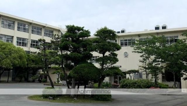 中学校　福岡市立中学校箱崎中学校（中学校）まで942m
