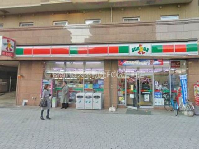 コンビニ　サンクス大阪谷町店（コンビニ）まで76m