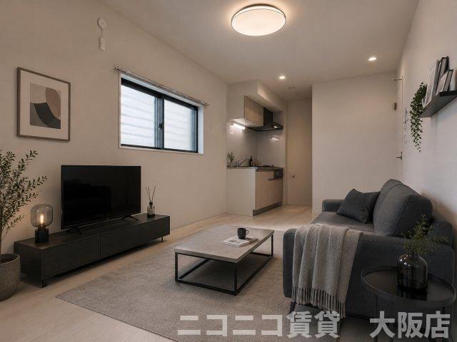 居室・リビング　CG画像です。家具家電付きではありません