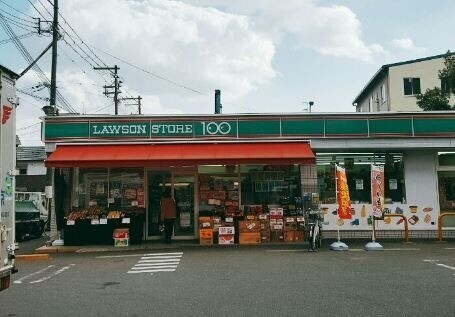 コンビニ　ローソンストア100平野加美北三丁目店（コンビニ）まで2850m