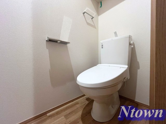 トイレ　ゆったりとした空間のトイレです