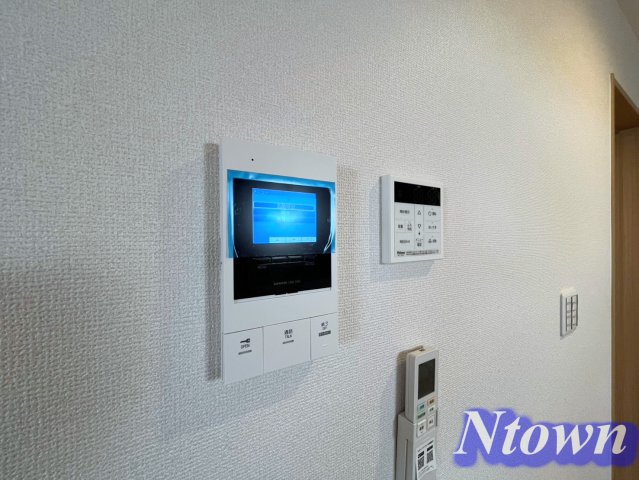 セキュリティ　モニター付きです。