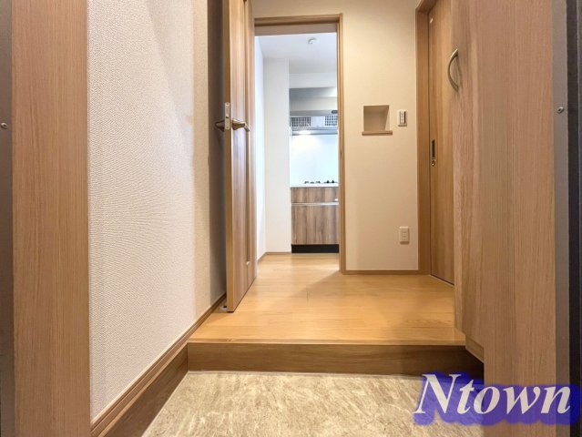 玄関　収納もある玄関です