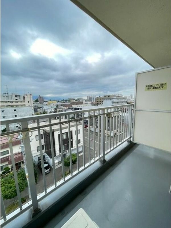 バルコニー　２号室タイプのお部屋写真となります。