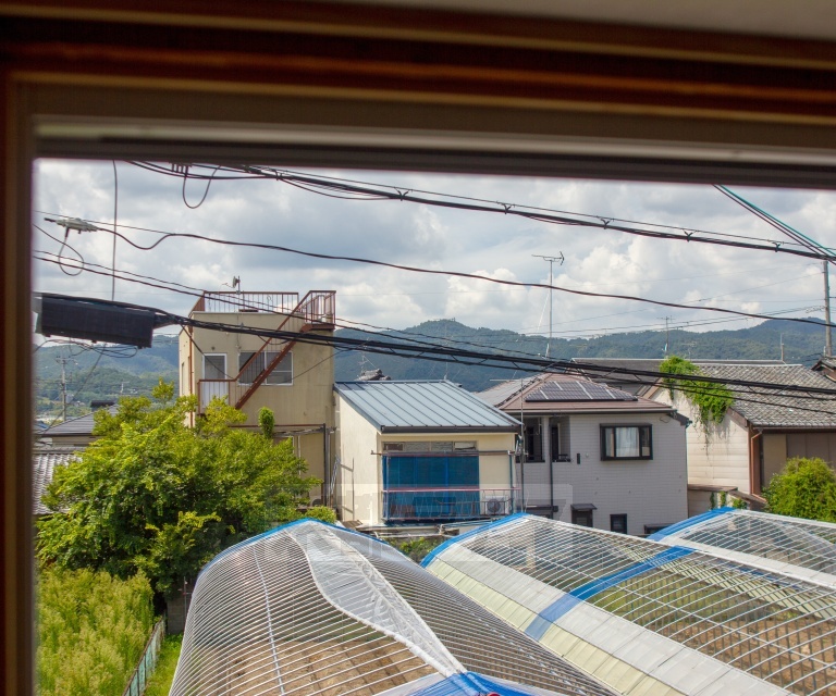 眺望　西向き窓からの景色です。