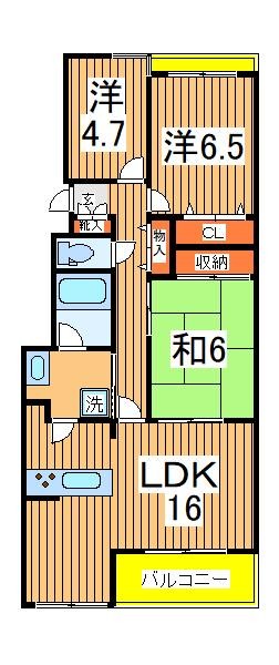 リアライズ柏1の間取り写真