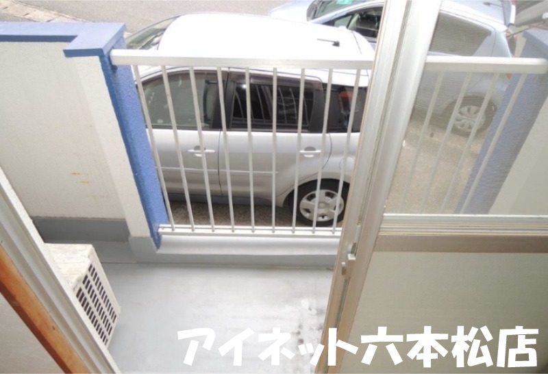 バルコニー　お洗濯ものはこちらで