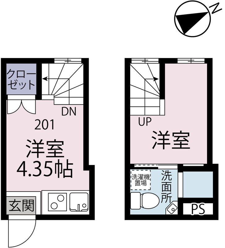 chalet新検見川アネックスの間取り写真