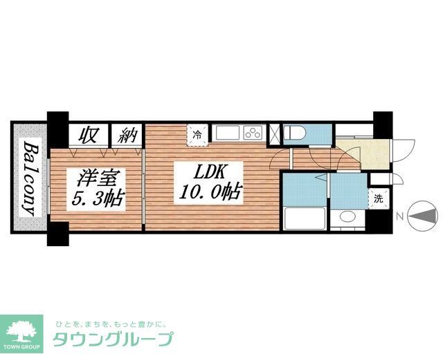 デュオ・スカーラ麹町の間取り写真