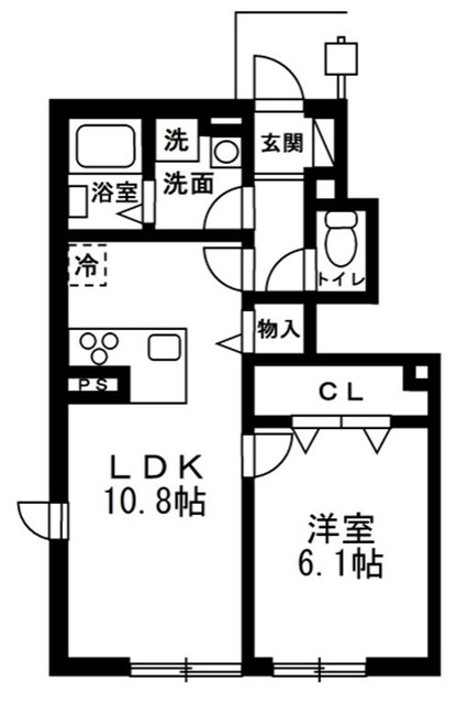 高石テラスハウスの間取り写真