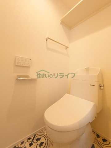 京王線 笹塚駅 徒歩7分 3階建 築2年のトイレ写真