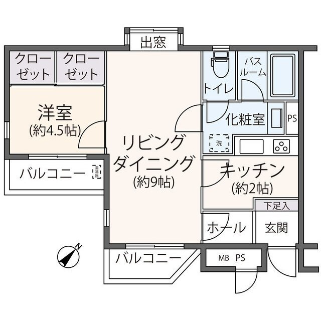 ライオンズマンション中央林間第10の間取り写真