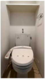 レジュールアッシュ難波リュクスのトイレ写真