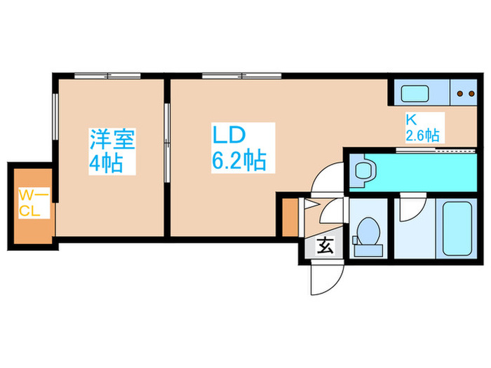 Flap福住の間取り写真