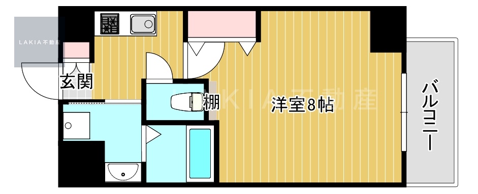 セオリー難波パレの間取り写真