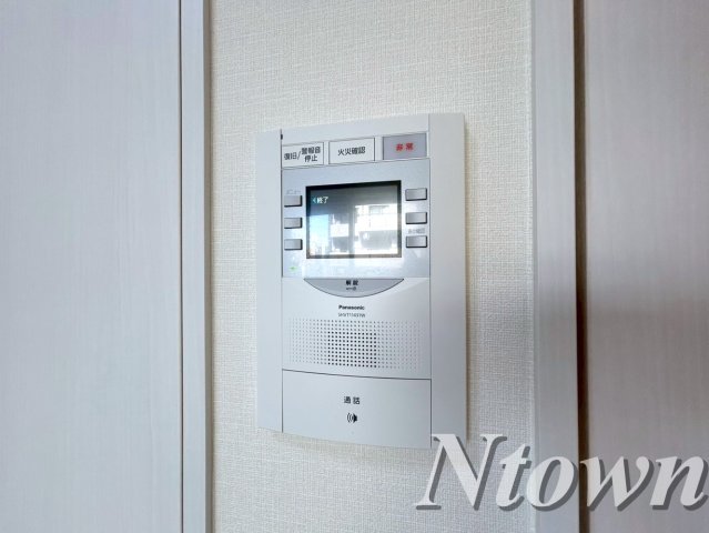 セキュリティ　モニタ付きインターホンです。