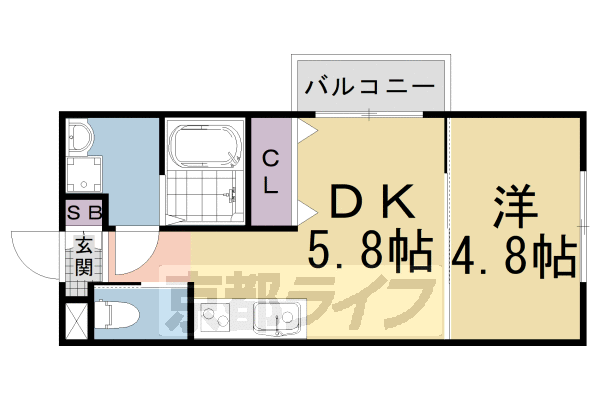 パークス京都東山の間取り写真