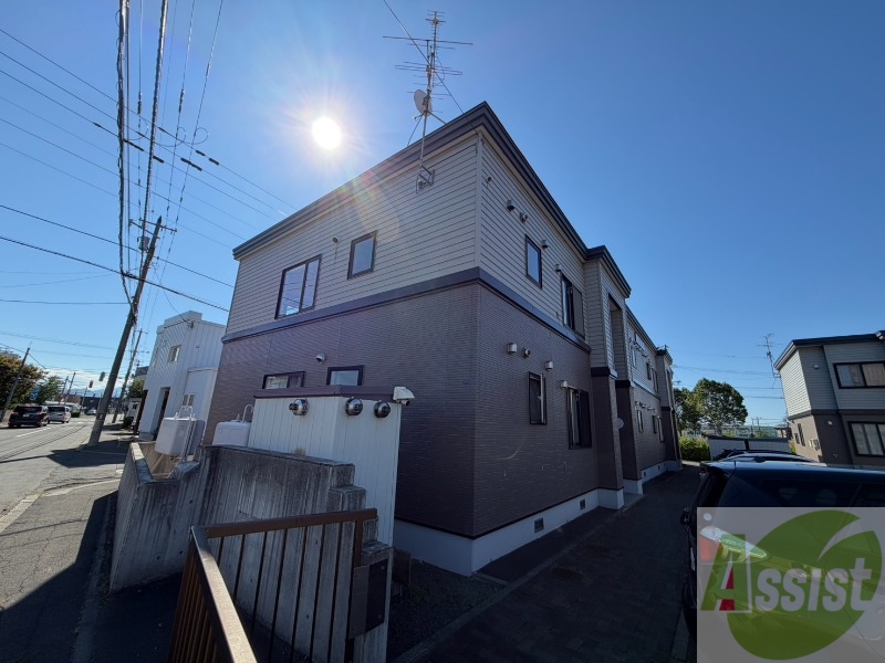 建物外観　札幌市東区二十二条東「ウィスタリア１」