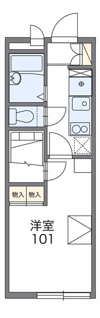 レオパレスやまももの間取り写真