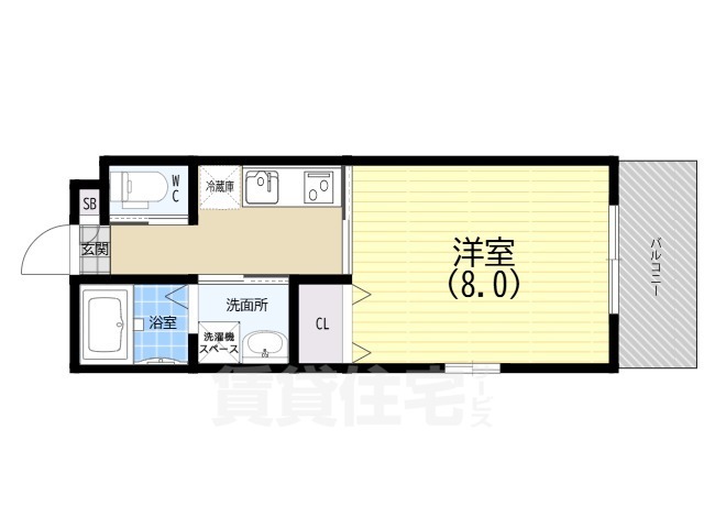 山陽電鉄本線 東須磨駅 徒歩4分 2階建 築11年の間取り写真