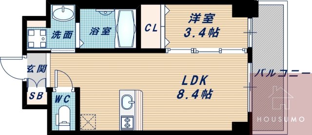 プレサンス新大阪ジェイズの間取り写真