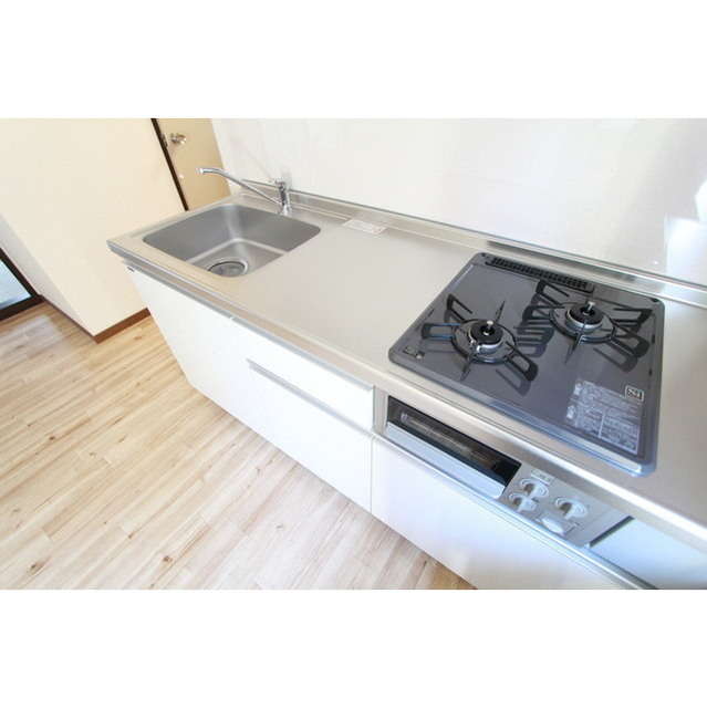 キッチン　システムキッチン２口コンロ