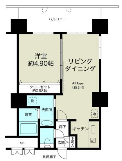 地下鉄御堂筋線 新大阪駅 徒歩7分 25階建 築19年の間取り写真