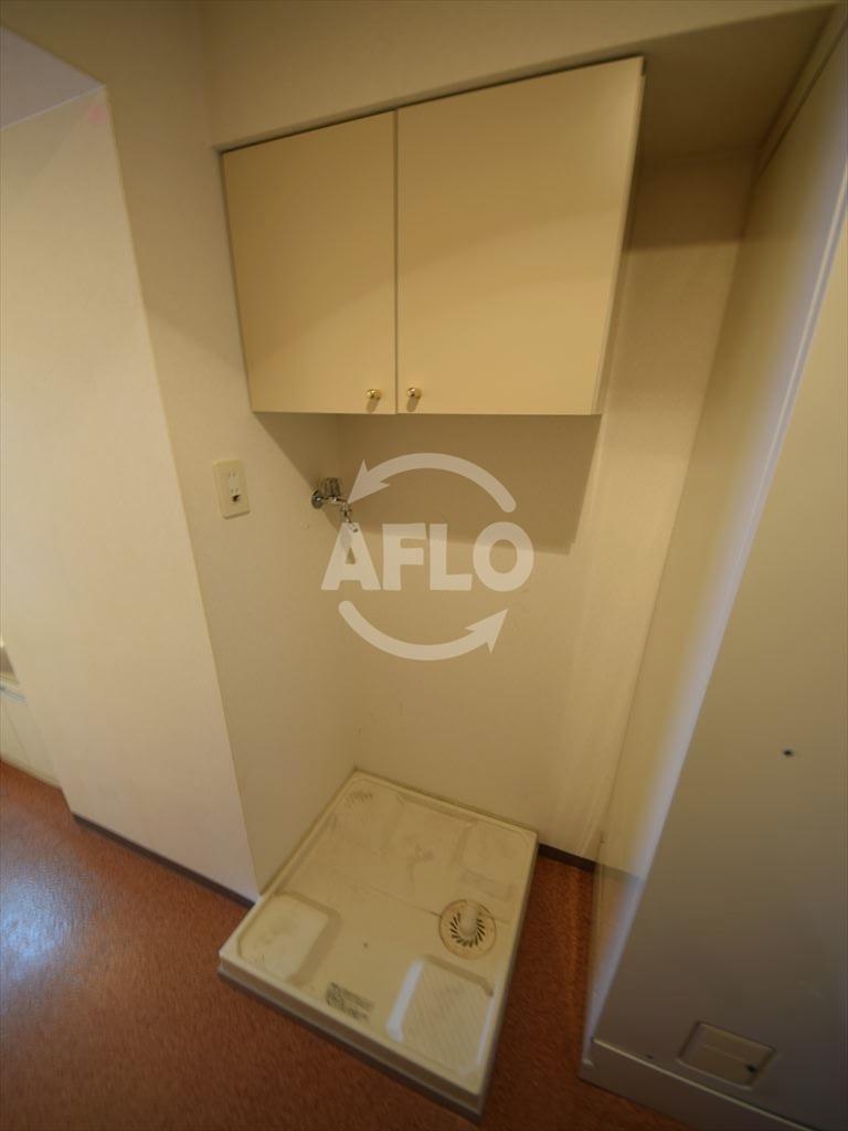 洗面設備　ベイステージ宗右衛門町　洗濯機置き場