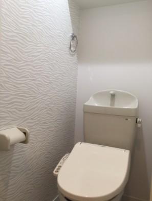 トイレ　清潔感のあるトイレです。