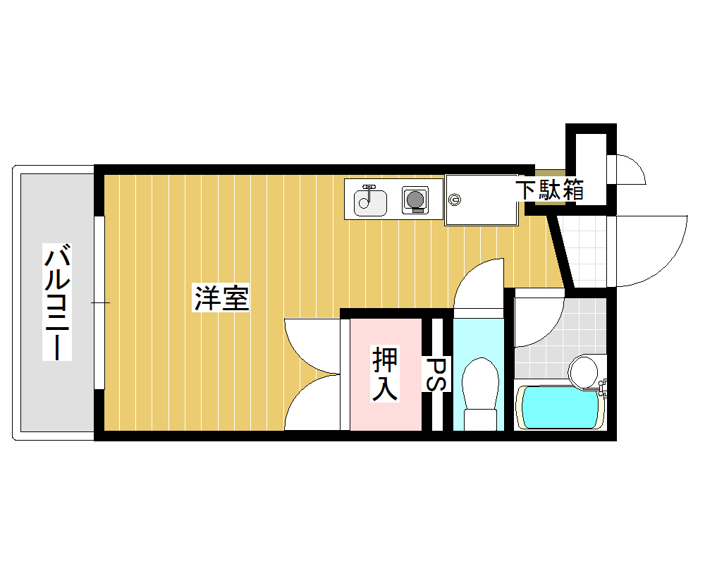 フォルム上通北の間取り写真