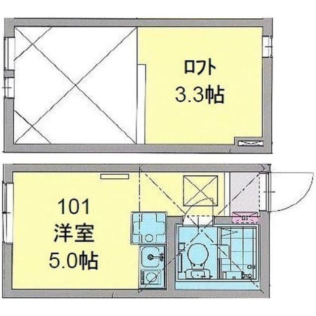 カパルアガーデン横浜反町の間取り