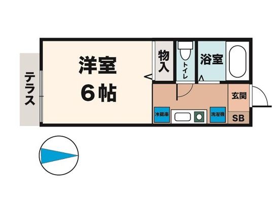 キャンパス本多聞の間取り