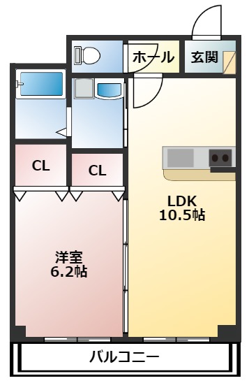 ヒルズY・Kの間取り