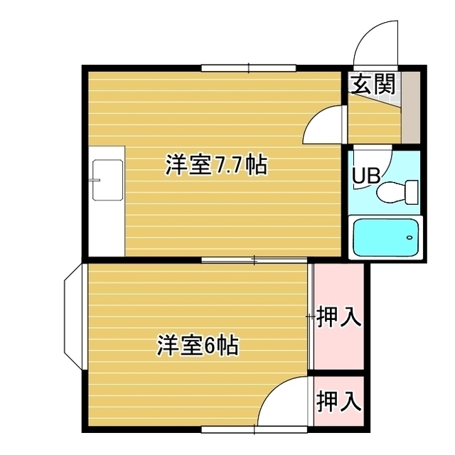 フジハウスIIの間取り