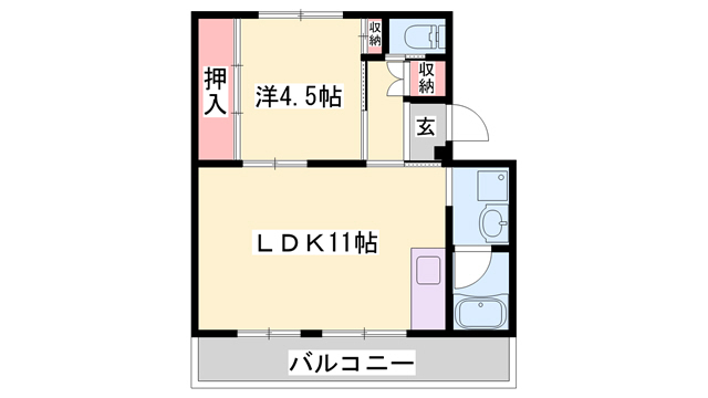 ビレッジハウス社の間取り