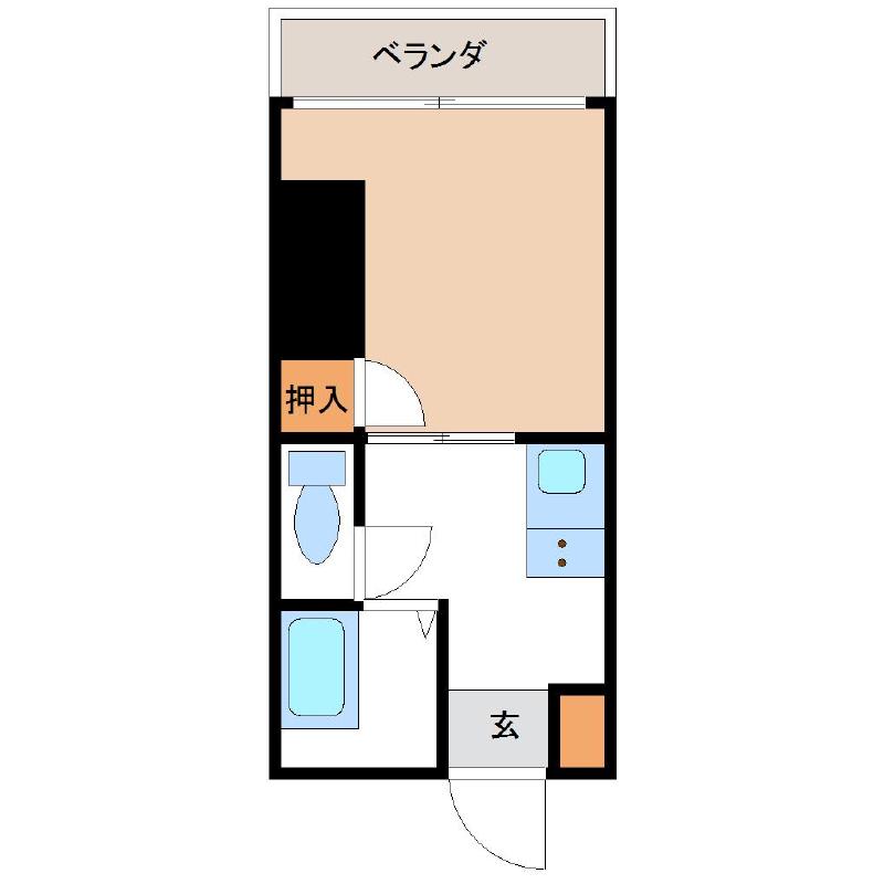 楠ハイツ　１号館の間取り