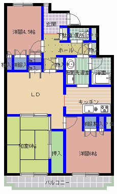 グランコート三の丸の間取り