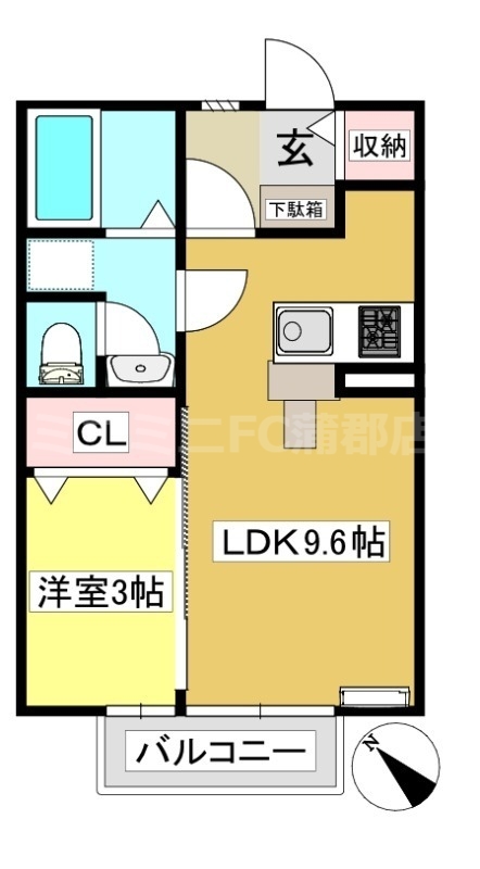 メルベージュの間取り