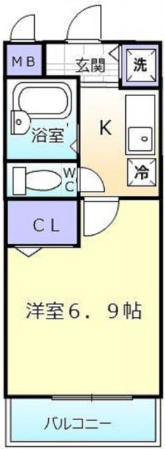 堺市南区高倉台のマンションの間取り