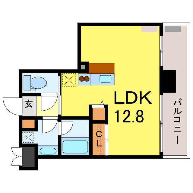 大津市打出浜のマンションの間取り