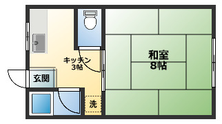 パンダ堺町の間取り