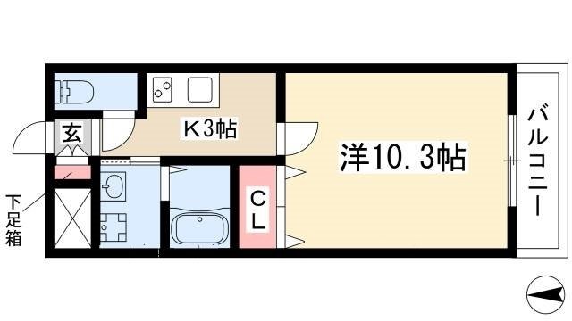 シェドゥーヴル八事の間取り