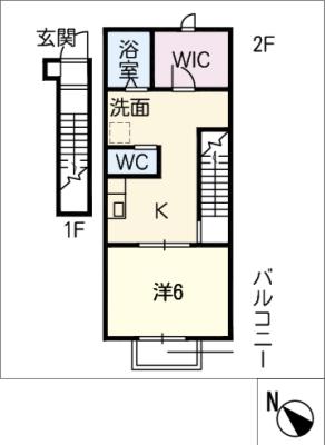 ベルシエルＢの間取り