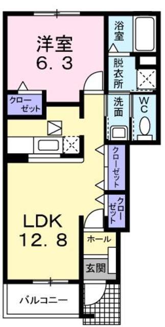 ビオラ・プレッソＢの間取り