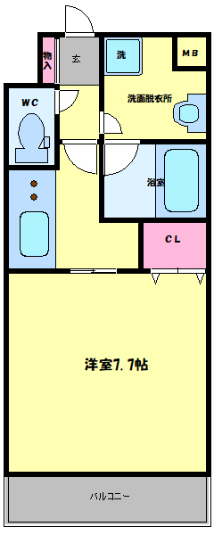 プレジオ都島の間取り