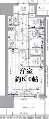 エスリード中之島SOUTHの間取り