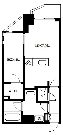 ラティエラ中野の間取り