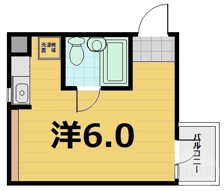 京都市上京区東橋詰町のマンションの間取り